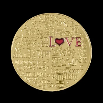 ARMASTUS Mälestusmündid Yuanyang Müntide Kollektsiooni Pulma-Aastapäeva ystävänpäivä Kingitused Armastuse Märgid