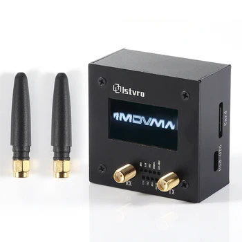 Duplex MMDVM Hotspot Juhatuse UHF-VHF + OLED + Metal Puhul + Ventilaator + Antenn Toetust YSF DMR NXD P25 DMR YSF DSTAR Oranži PI