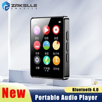 ZMKSLLE Bluetooth MP4 / MP3 Kaasaskantav Audio Player, Full Touch Õpilane Walkman E-raamat, Kuulates E-raamat inglise MP3-Pleier