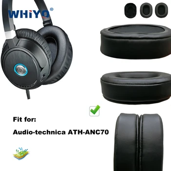 Asendamine Kõrva Padjad Audio-technica ATH-ANC70 ATHANC70 Peakomplekti Osad Nahk Padi Velvet Earmuff Kõrvaklapid Varruka Kate