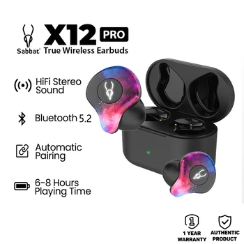 Sabbat X12 Pro TWS Tõsi, Traadita Kõrvaklapid Bluetooth 5.2 Earbuds TASUTA Silikoon Juhul 0