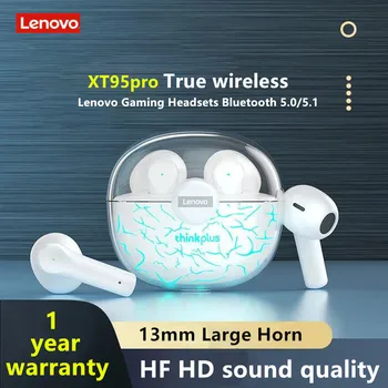 Uue Põlvkonna Lenovo XT95 Pro Isiksuse Helendav Versioon TWS Bluetooth-Peakomplekti HIFI Stereo Sport Veekindel Gaming Headset