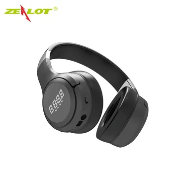 SELOOTES B28 Juhtmeta Kõrvaklapid Müra Vähendamise Bluetooth Stereo Kõrvaklapid Kokkupandav Spordi-Peakomplekt Koos Mikrofoniga LED Digitaalne näidik