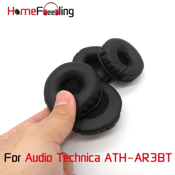 Homefeeling Kõrva Padjad Audio-Technica ATH-AR3BT Kõrvaklapid Super Pehme Veluur Lambanahk Nahast Kõrva Padjad Asendamine