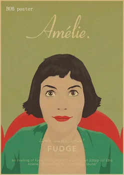 Klassikaline film/film plakat Amelie/leon Pulp Fiction/ plakat retro jõupaber vintage Plakat seina kleebis 4