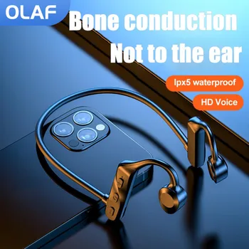 Olaf Luu Juhtivus kõrvaklapid Sport Kõrvaklapid Juhtmevabad Kõrvaklapid, Bluetooth 5.2 Peakomplekt, Käed-vaba Koos Mic Töötab