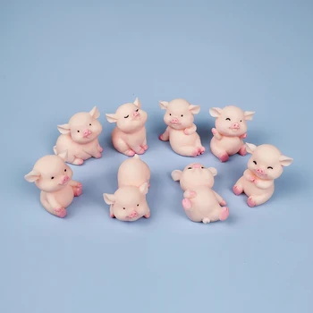 PRZY Hallituse 3D Seep Vormidesse Käsitsi valmistatud Kummikommid Hallituse Silikoonist Mini Baby Piggy Hallitusseened Põrsa Seebiga Savi Vaik Küünal Hallitus 1