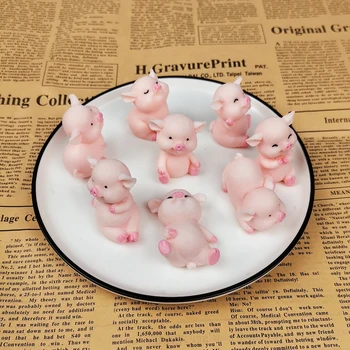 PRZY Hallituse 3D Seep Vormidesse Käsitsi valmistatud Kummikommid Hallituse Silikoonist Mini Baby Piggy Hallitusseened Põrsa Seebiga Savi Vaik Küünal Hallitus 2