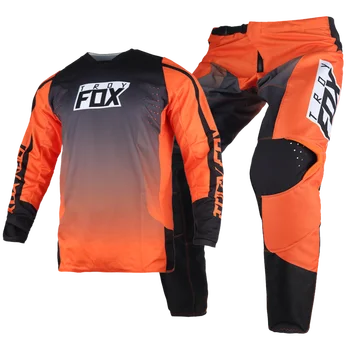 Tasuta Kohaletoimetamine Must/Must 180 Leed Kuiv Mugav Polüester Krossi Gear Set Jersey/Püksid Combo Motocross Racing Set '23 3