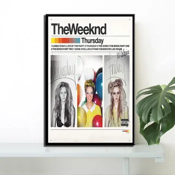 Plakat Prindib The Weeknd StarBoy R&B House Õhupallid Rap-Muusika Albumi Õlimaal Lõuendil Seina Art Pilte Elutuba Home Decor 2