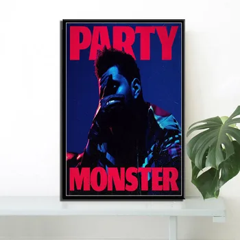 Plakat Prindib The Weeknd StarBoy R&B House Õhupallid Rap-Muusika Albumi Õlimaal Lõuendil Seina Art Pilte Elutuba Home Decor 4