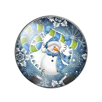 Cartoon Armas Snowman Patterns0/12/14/16/18/20/25mm Käsitöö Foto Klaas Cabochons Muster Kupli Ehted Tegemise Tarvikud 5