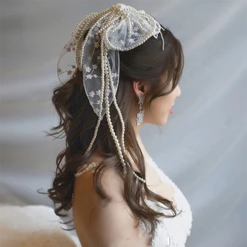 Pearl Umbrohutõrje Haar (Aksessuaarid Naistele Vibu Mariage Accessoire Cheveux Pruudi Ozdoby Ei Wlosow Wesele Headpiece Bijoux Cheveux