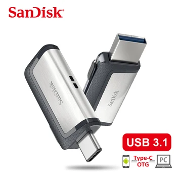 SanDisk Ultra 128G SDDDC2 Tüüp-C Nutitelefoni, Tablett Arvuti SDDDC3 64G 2-in-1 32G USB Flash Drive Type-Pen Drive