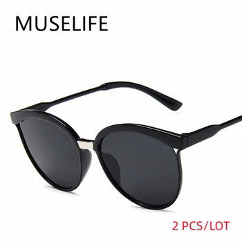 MUSELIFE Cat Eye Brändi Disainer Päikeseprillid Naistele Luksus Plastist päikeseprillid Classic Retro Väljas Prillid Oculos De Sol Gafas