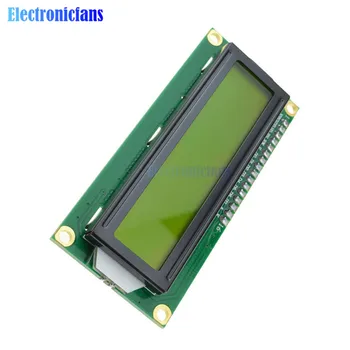 1602 16*2 Iseloomu LCD 5V 16x2 Sinine/Kollane Digitaalne Taustvalgustusega Ekraan Moodul Juhatuse Arduino IIC I2C TWI SPI jadaliides 2