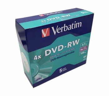 Hulgi-Verbatim DVD-RW-DVD-RE Salvestatav 4.7 GB 120Min 4X 5pack